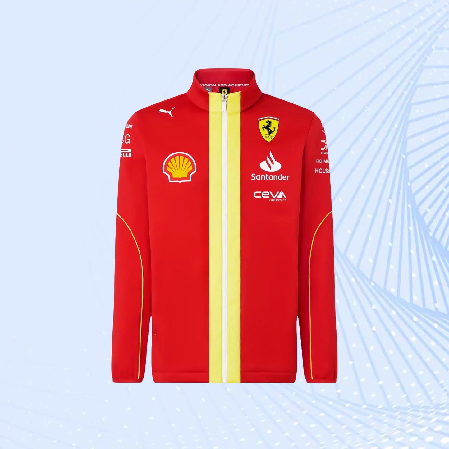 2024 Scuderia Ferrari Team Replica Soft-Shell jacket