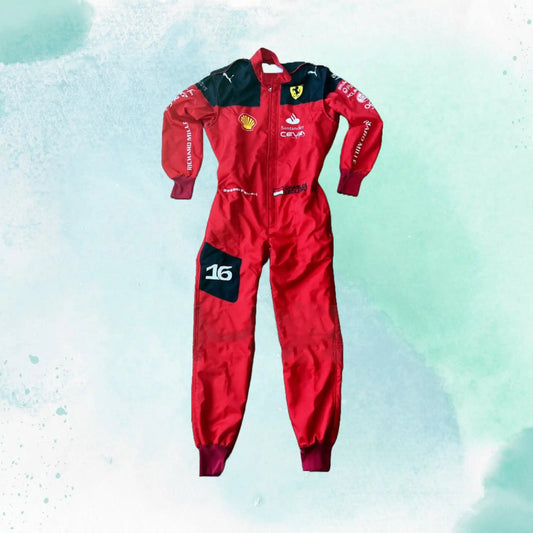 Charles Leclerc 2023 sublimation Replica Race Suit Ferrari F1