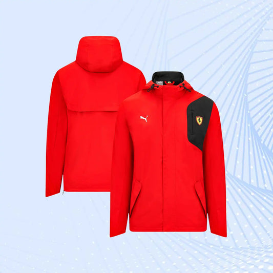 Scuderia Ferrari Puma Rain Jacket - Red