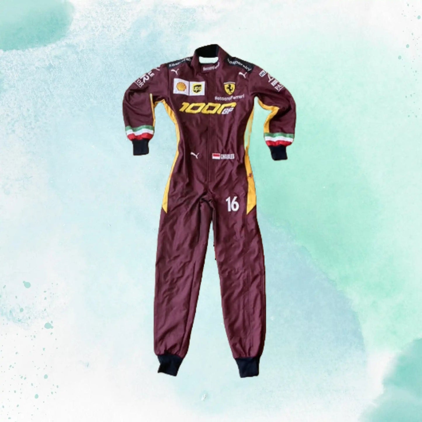 Charles Leclerc 2020 F1 Ferrari 1000 GP Replica Sublimation Replica Race Suit