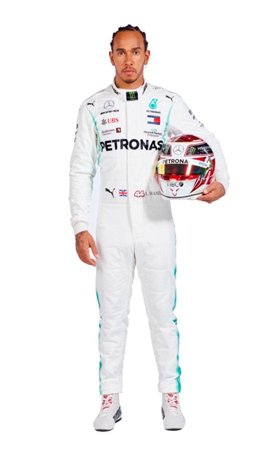 2019 Lewis Hamilton Petronas Mercedes Suit