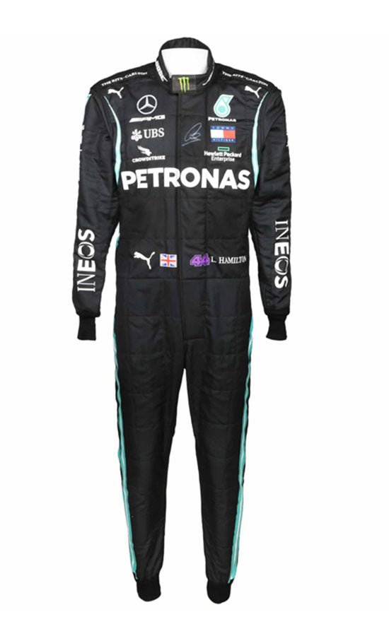 2020 Lewis Hamilton Petronas Mercedes Racing Suit CIK/FIA LEVEL2 Go Kart Racing Suit