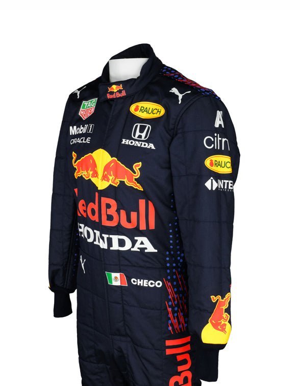 2021 Sergio Perez Red Bull Honda Racing Suit CIK/FIA LEVEL2 Go Kart Racing Suit