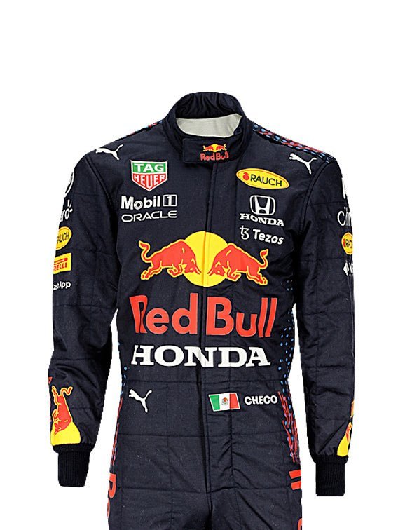 2021 Sergio Perez Red Bull Honda Racing Suit CIK/FIA LEVEL2 Go Kart Racing Suit