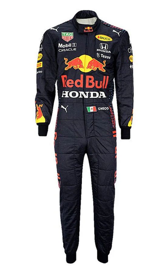 2021 Sergio Perez Red Bull Honda Racing Suit CIK/FIA LEVEL2 Go Kart Racing Suit