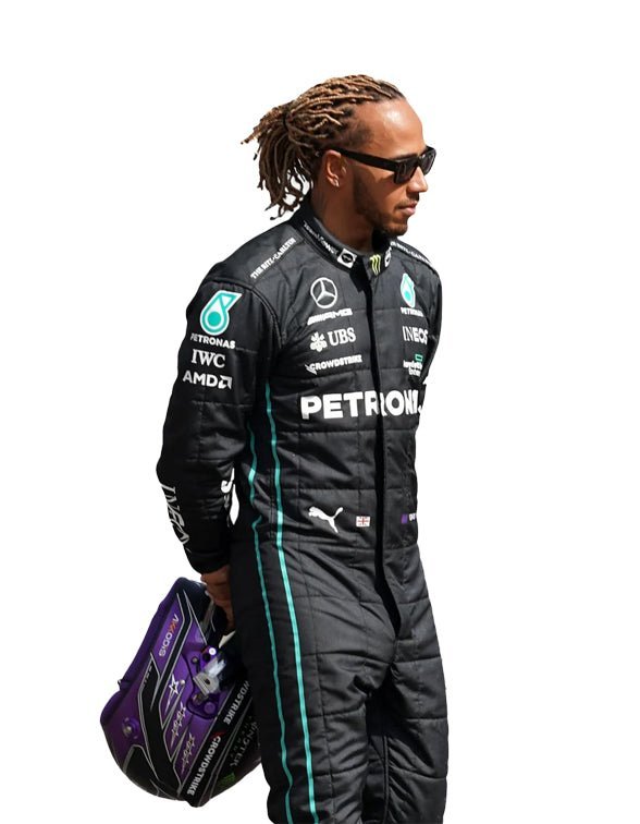 2022 Lewis Hamilton Petronas Mercedes Racing Suit CIK/FIA LEVEL2 Go Kart Racing Suit