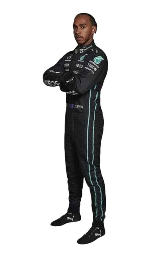 2022 Lewis Hamilton Petronas Mercedes Racing Suit CIK/FIA LEVEL2 Go Kart Racing Suit