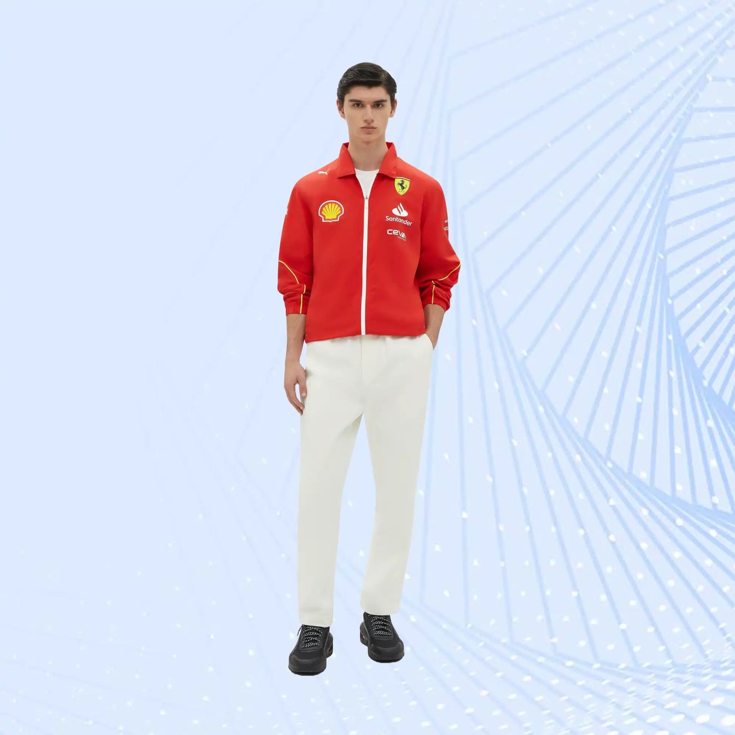 2024 Scuderia Ferrari Team Replica Soft-Shell jacket