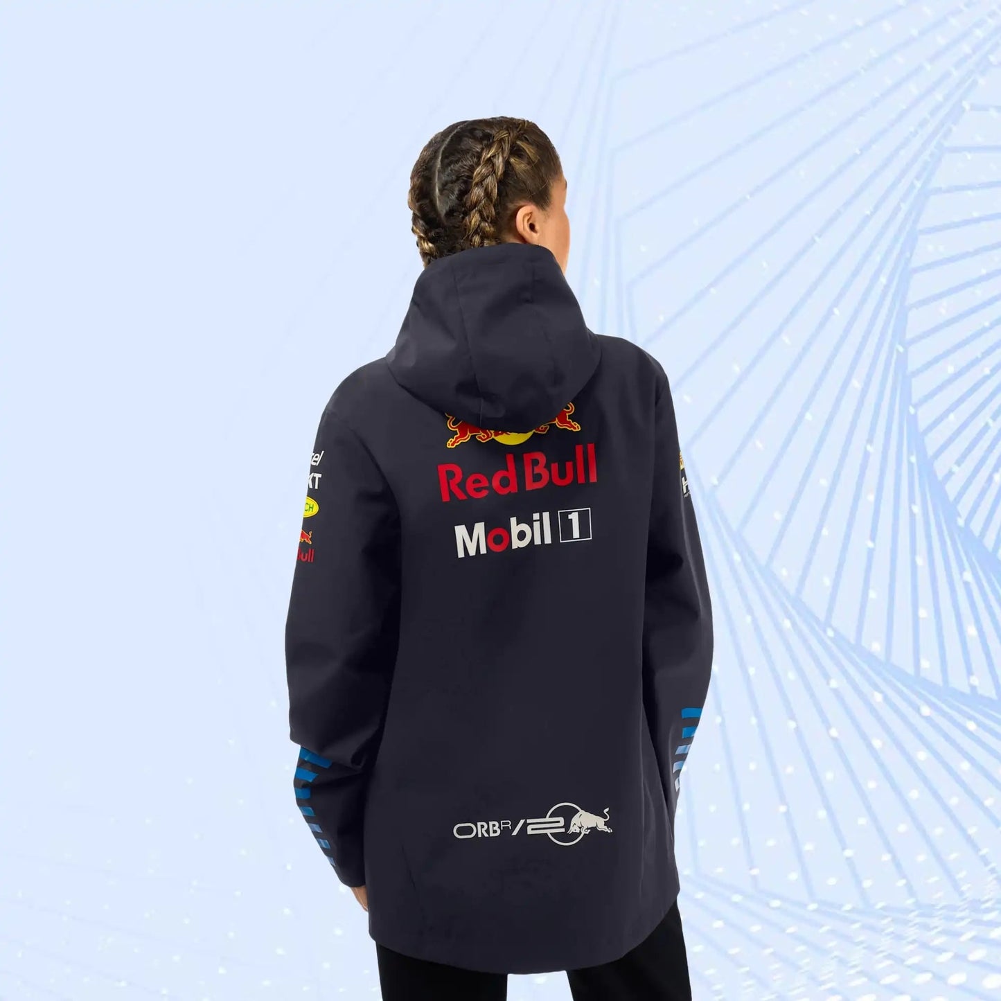 New 2024 Oracle Red Bull Racing F1 Team Replica Rain Jacket