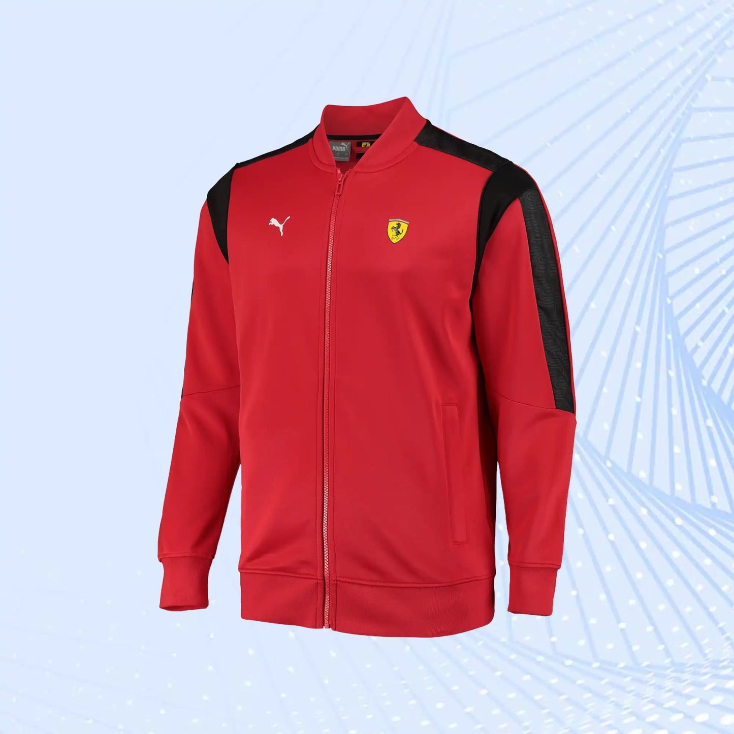 Scuderia Ferrari Race MT7 Track Jacket by Puma - Red