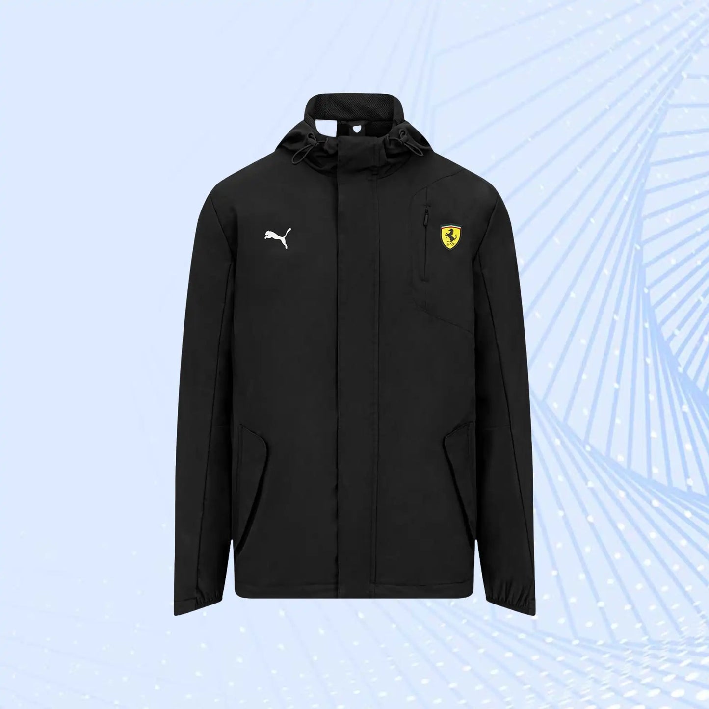 Scuderia Ferrari Puma Rain Jacket - Black