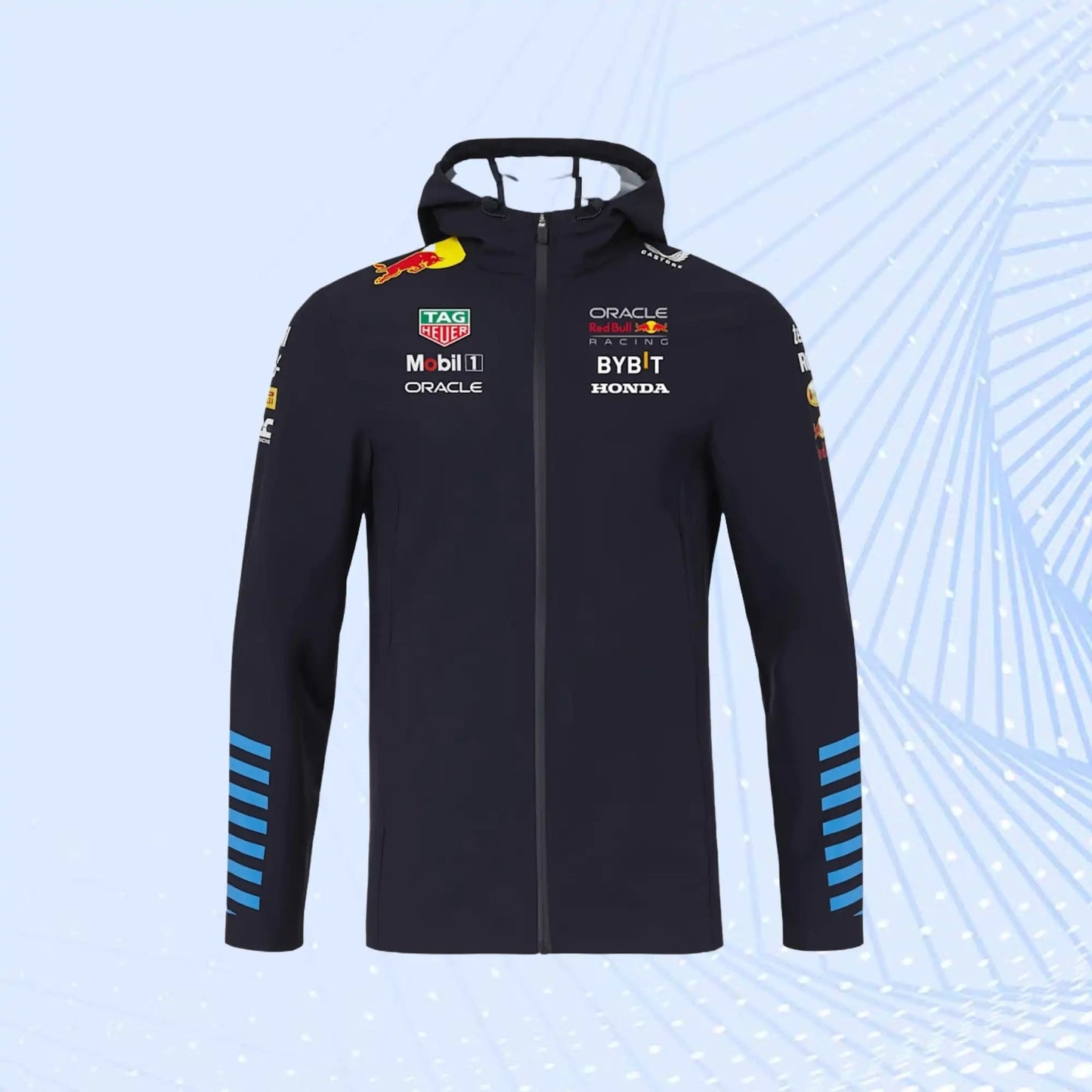 New 2024 Oracle Red Bull Racing F1 Team Replica Rain Jacket