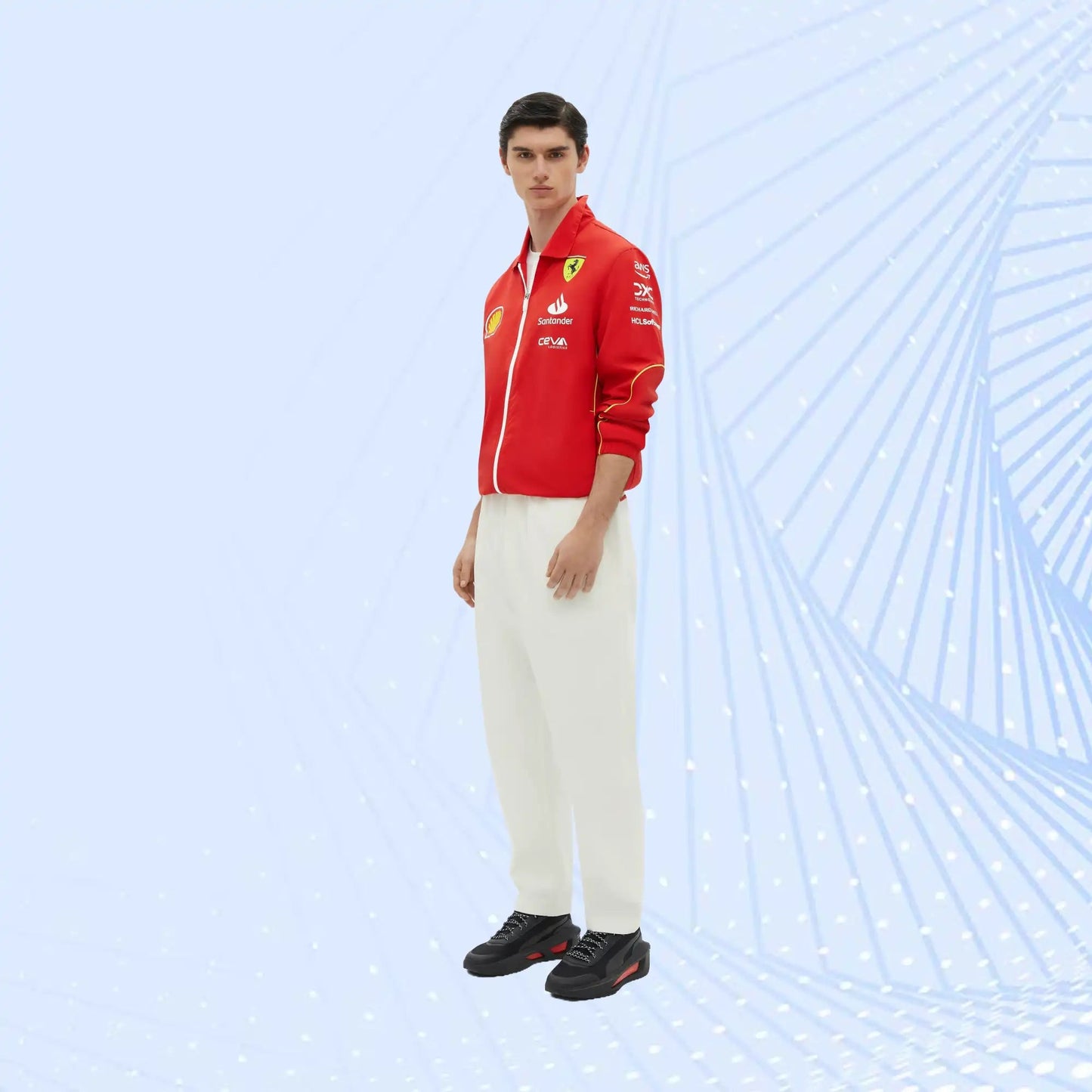 2024 Scuderia Ferrari Team Replica Soft-Shell jacket