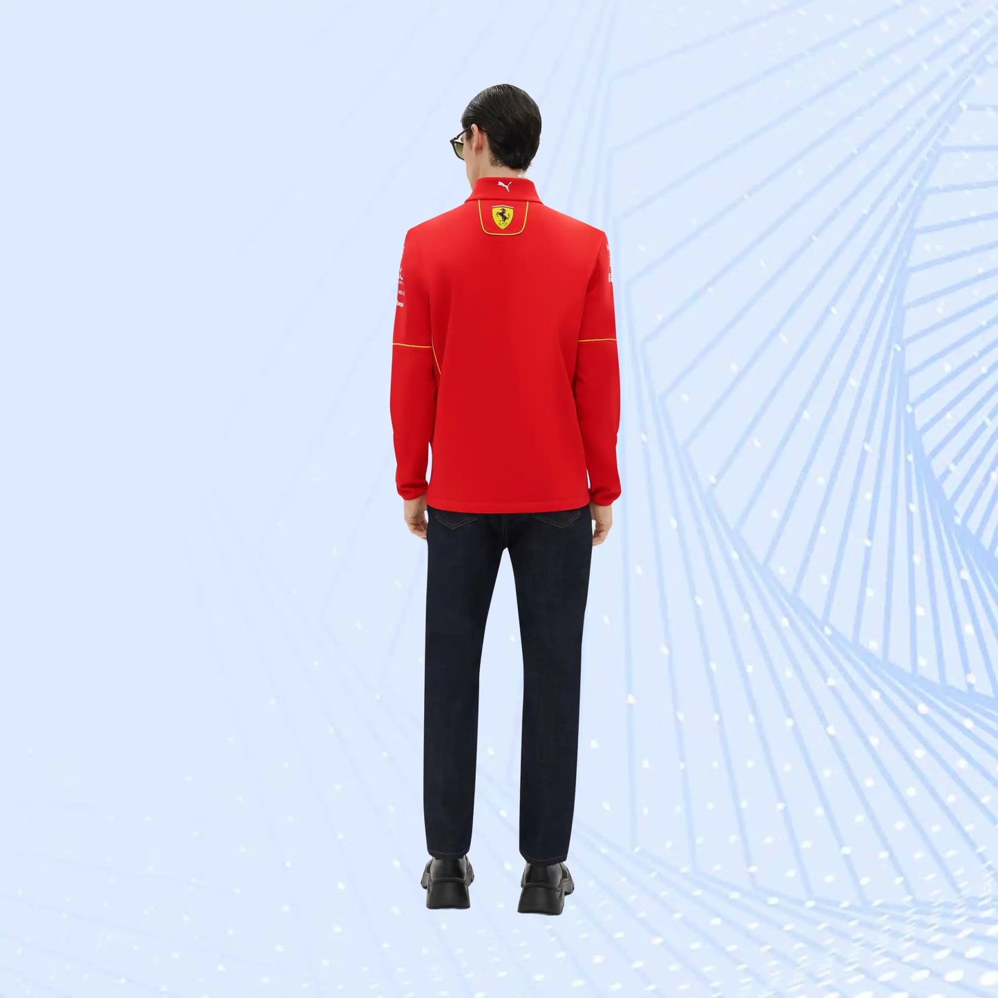 2024 Scuderia Ferrari Team Replica Soft-Shell jacket