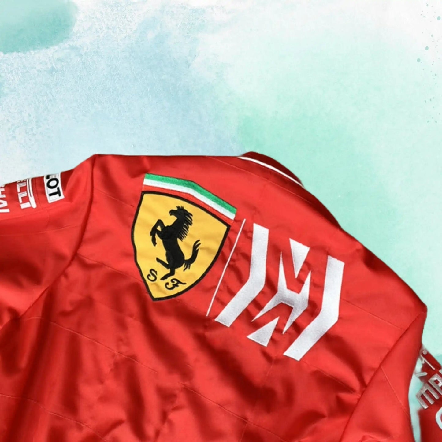 Charles Leclerc 2019 F1 Team Ferrari Mission Winnow Sublimation Replica Race Suit