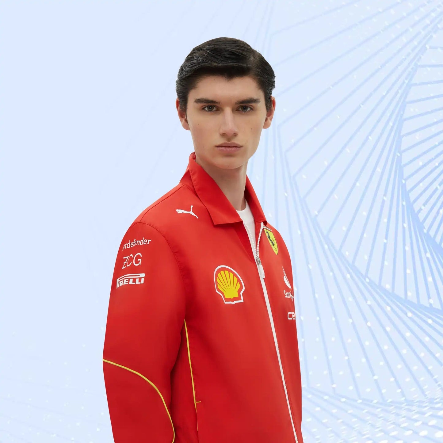 2024 Scuderia Ferrari Team Replica Soft-Shell jacket