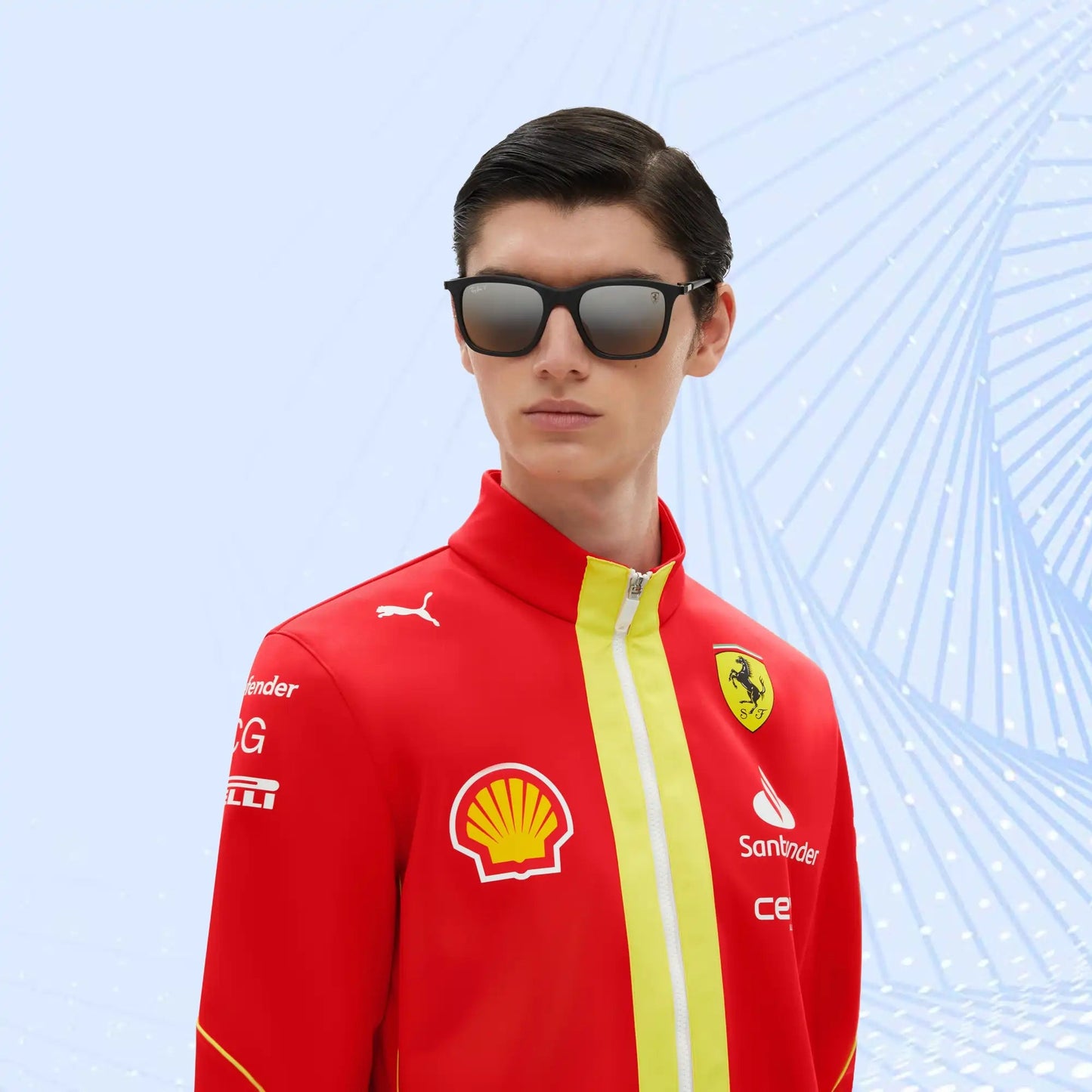 2024 Scuderia Ferrari Team Replica Soft-Shell jacket