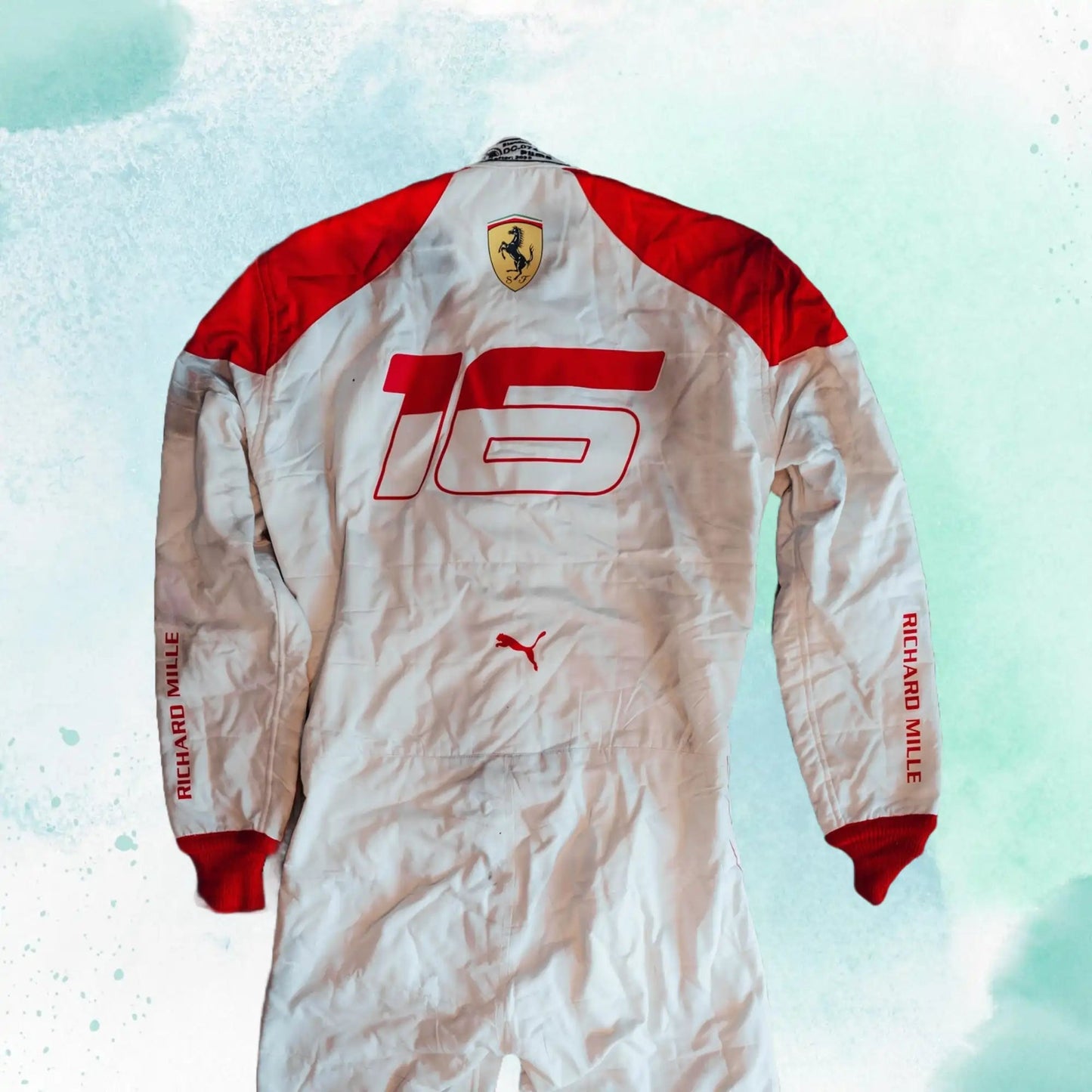 2022 New Charles Leclerc Formula 1 Replica Team Race Suit white