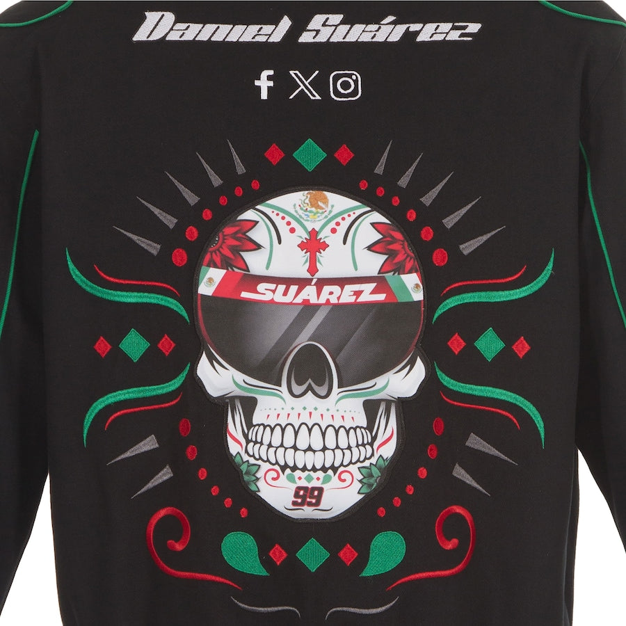 Men's Daniel Suarez JH Design Black Chevy Full-Snap Twill Uniform Jacket