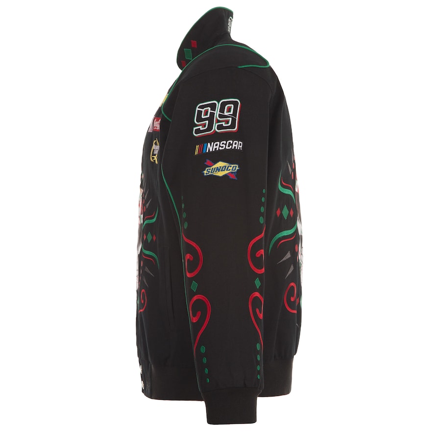 Men's Daniel Suarez JH Design Black Chevy Full-Snap Twill Uniform Jacket